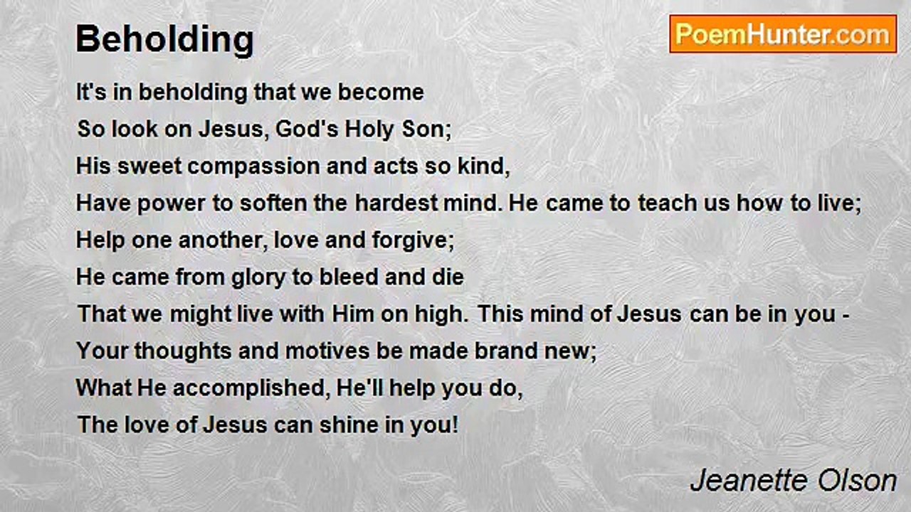 Jeanette Olson - Beholding