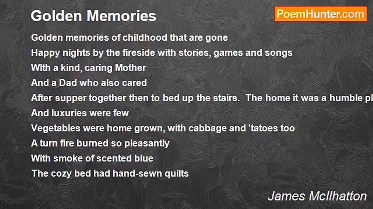James McIlhatton - Golden Memories