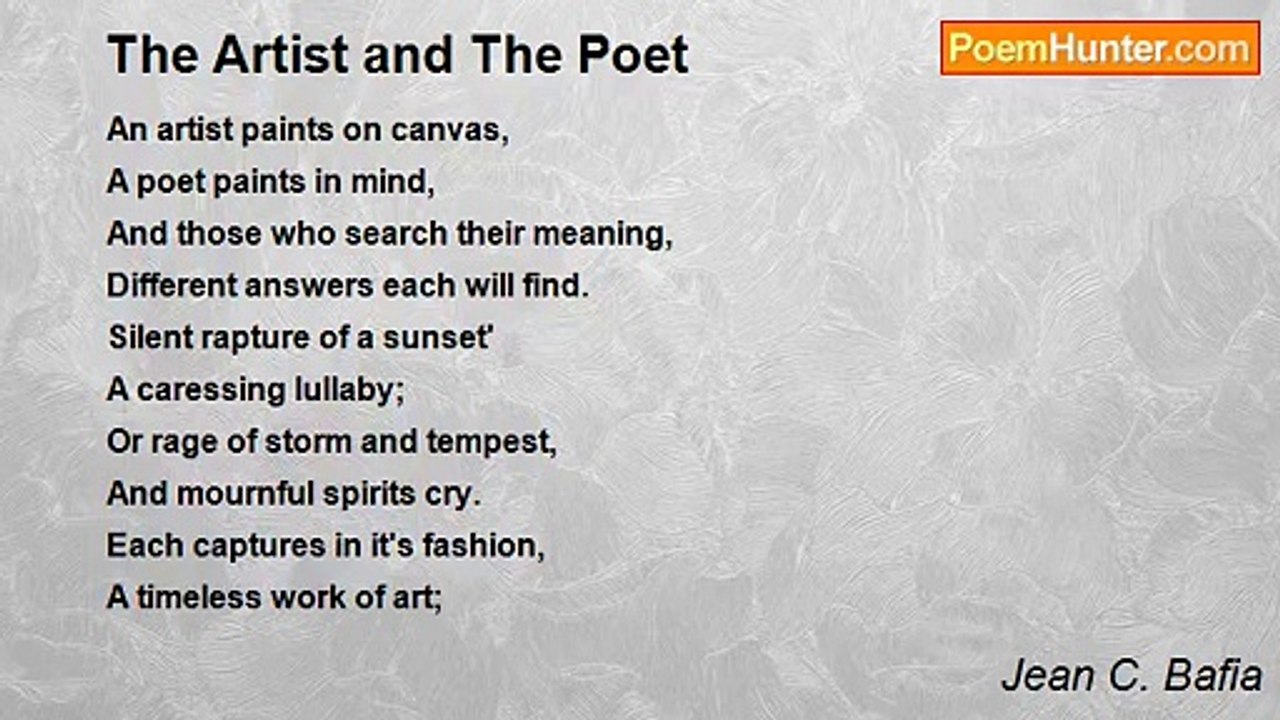 Jean C. Bafia - The Artist and The Poet