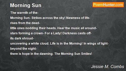 Jessie M. Combs - Morning Sun