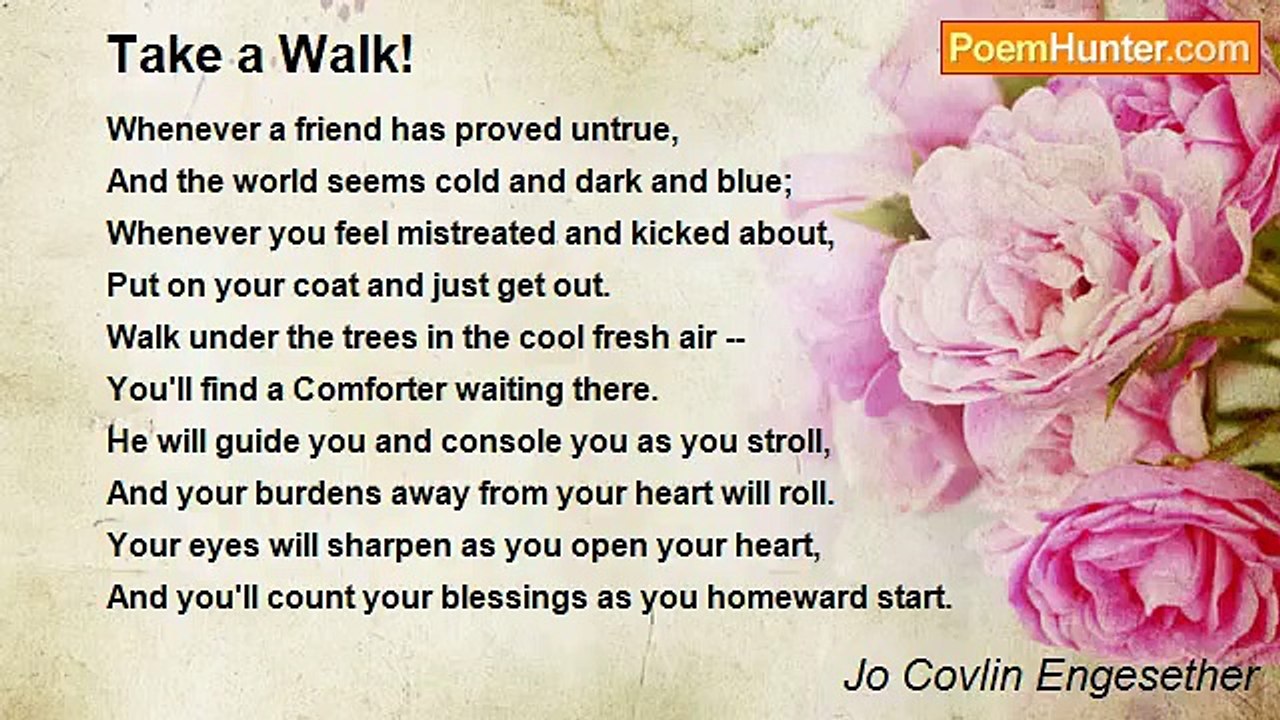 Jo Covlin Engesether - Take a Walk!