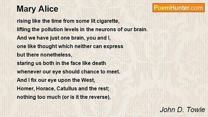 John D. Towle - Mary Alice