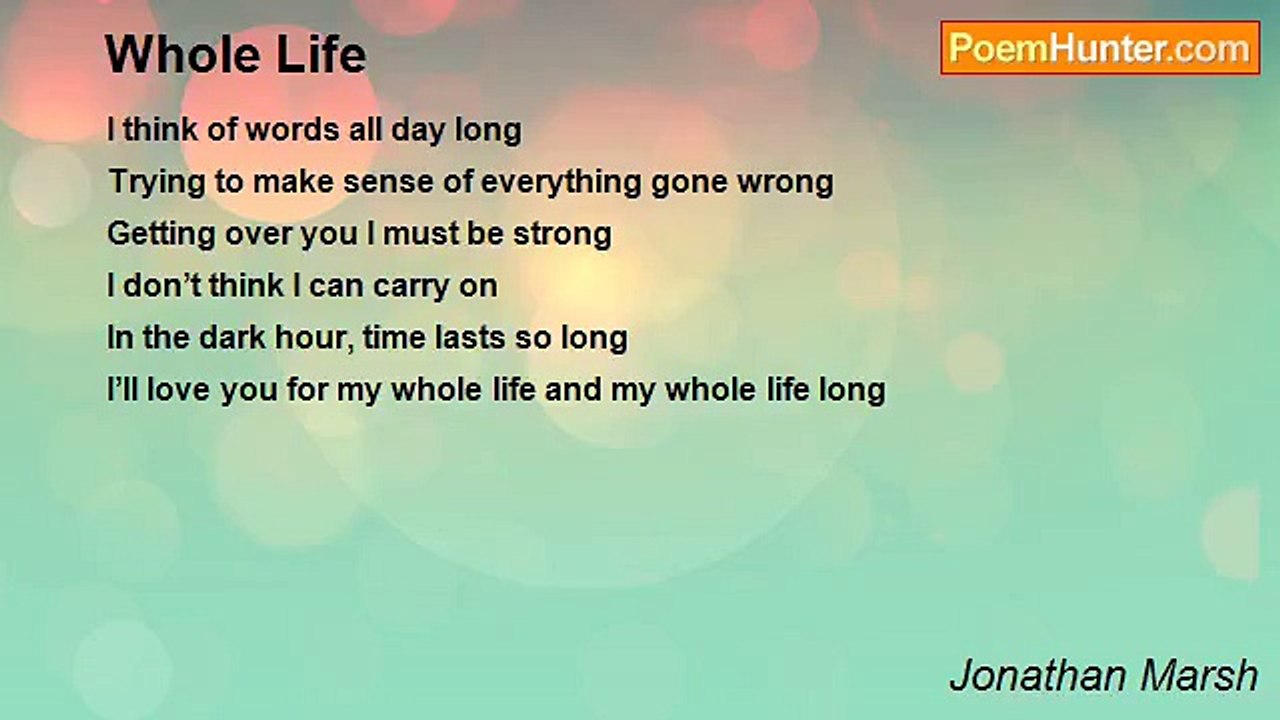 Jonathan Marsh - Whole Life