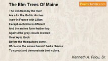 Kenneth A. Friou, Sr. - The Elm Trees Of Maine