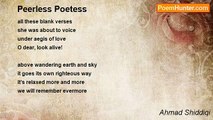 Ahmad Shiddiqi - Peerless Poetess