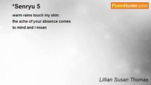 Lillian Susan Thomas - *Senryu 5