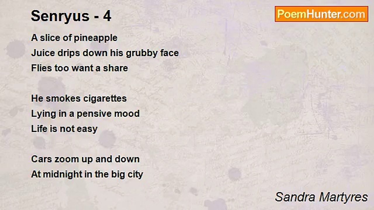 Sandra Martyres - Senryus - 4