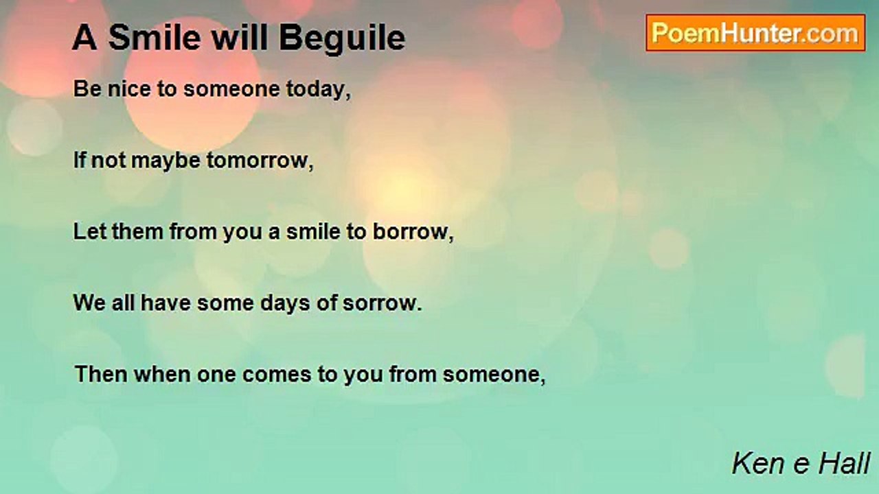 Ken e Hall - A Smile will Beguile