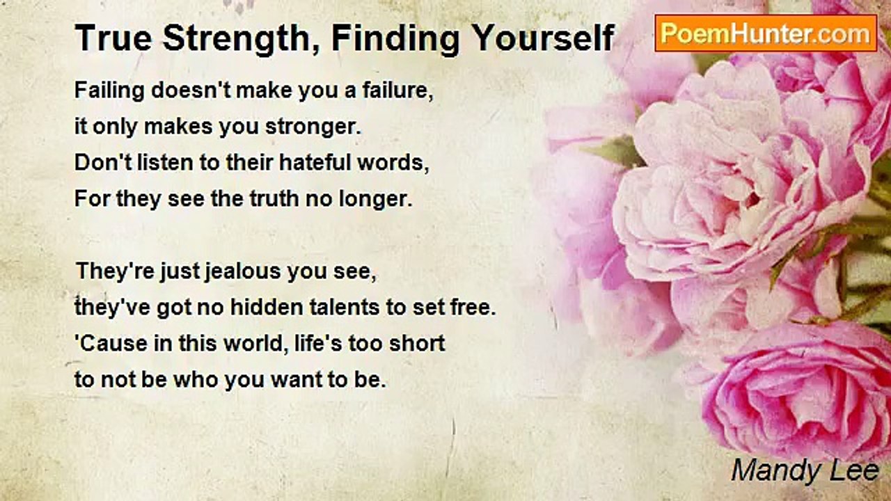 Mandy Lee - True Strength, Finding Yourself