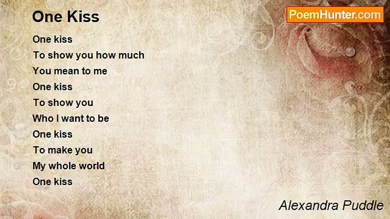 Alexandra Puddle - One Kiss