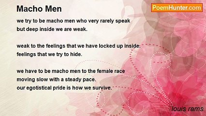 louis rams - Macho Men