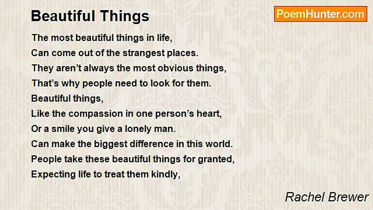 Rachel Brewer - Beautiful Things