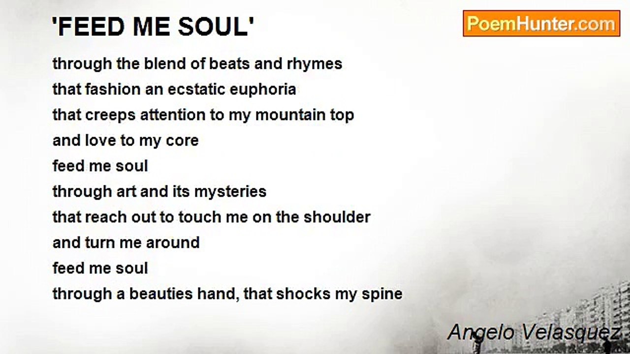 Angelo Velasquez - 'FEED ME SOUL'