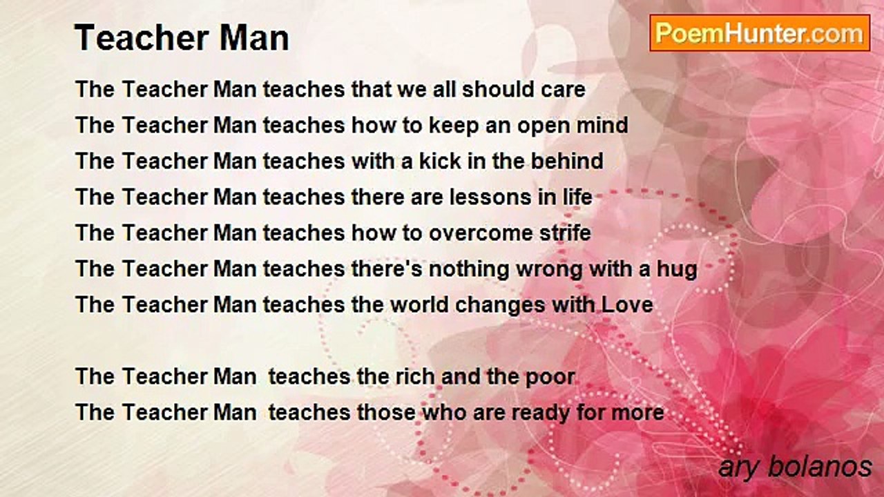 ary bolanos - Teacher Man