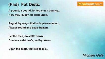 Michael Gale - (Fad)  Fat Diets.