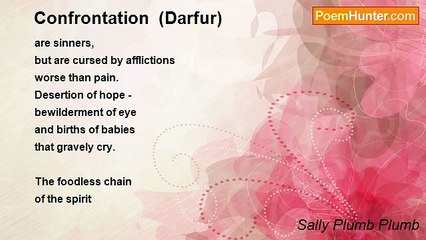 Sally Plumb Plumb - Confrontation  (Darfur)