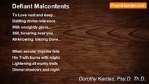 Dorothy Kardas, Psy.D. Th.D. - Defiant Malcontents
