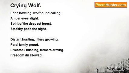 Fay Slimm - Crying Wolf.