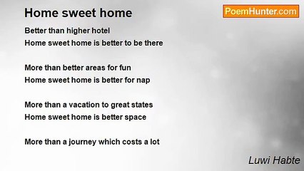 Luwi Habte - Home sweet home
