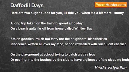 Bindu Vidyadhar - Daffodil Days