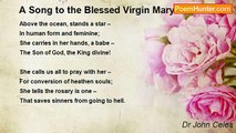 Dr John Celes - A Song to the Blessed Virgin Mary