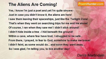 Denis Martindale - The Aliens Are Coming!