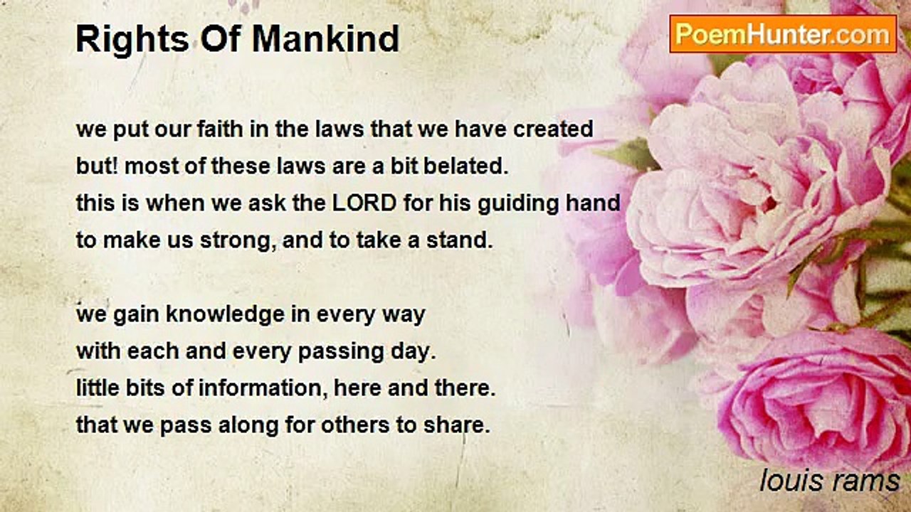 louis rams - Rights Of Mankind