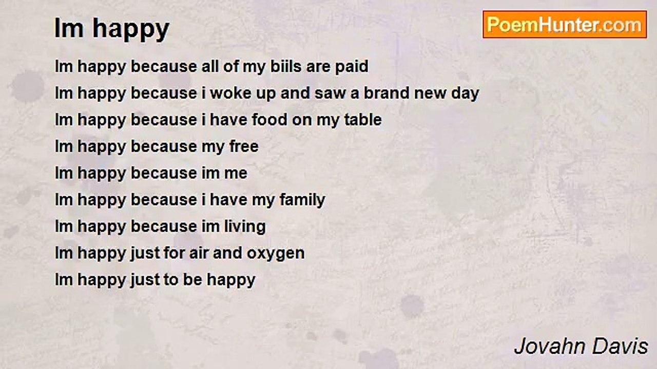 Jovahn Davis - Im happy