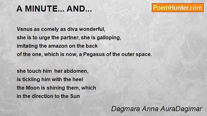 Dagmara Anna AuraDagimar - A MINUTE... AND...