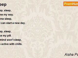 Aisha Patterson - Sleep