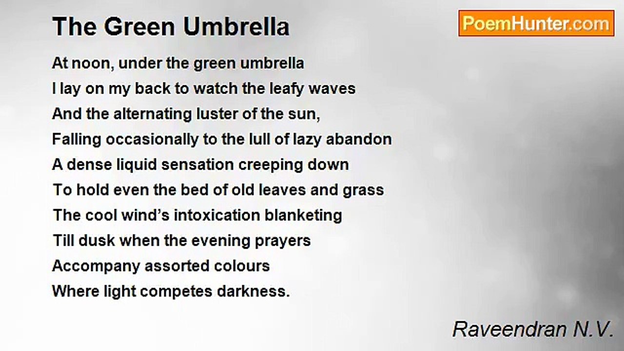 Raveendran N.V. - The Green Umbrella