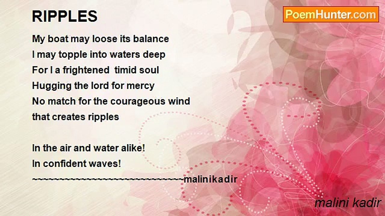 malini kadir - RIPPLES