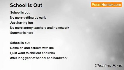Christina Phan - School Is Out