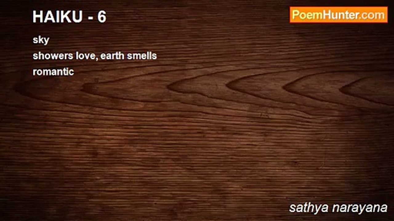 sathya narayana - HAIKU - 6