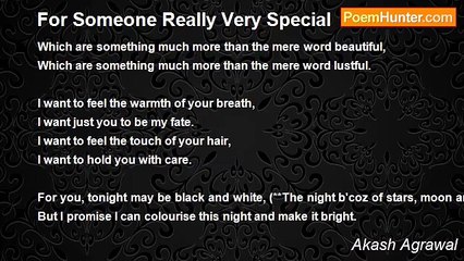 Akash Agrawal - For Someone Really Very Special