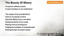 Dr Kamran Haider Bukhari - The Beauty Of Misery
