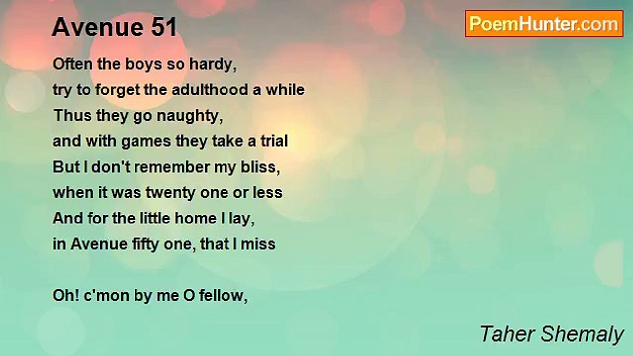 Taher Shemaly - Avenue 51