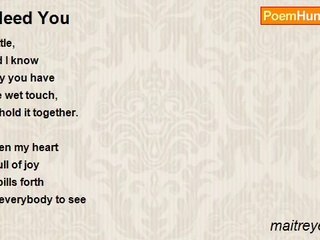 maitreyee joshi - I Need You