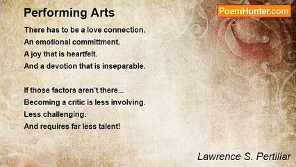 Lawrence S. Pertillar - Performing Arts