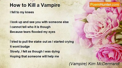 (Vampire) Kim McDermand - How to Kill a Vampire
