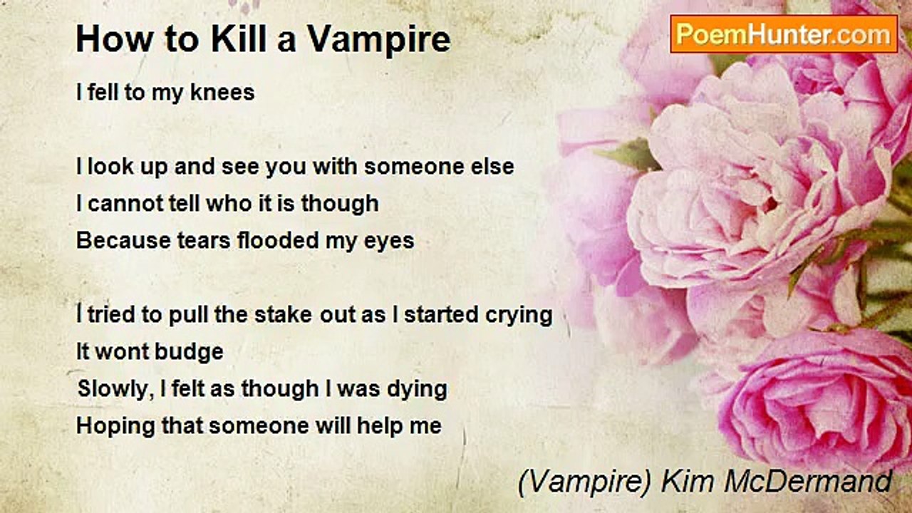 (Vampire) Kim McDermand - How to Kill a Vampire
