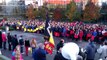 Commémoration du 11 novembre - 500 enfants des écoles communales de Mouscron chantent la Brabançonne