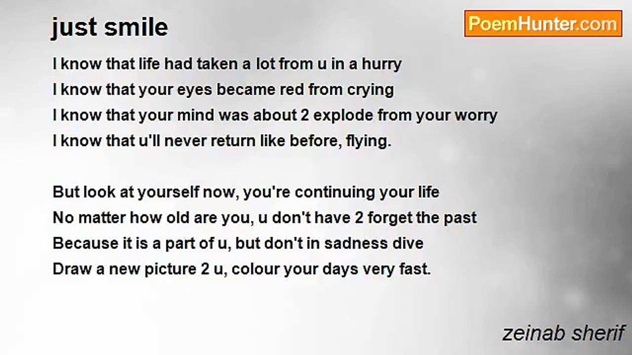 zeinab sherif - just smile