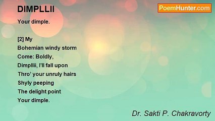 Dr. Sakti P. Chakravorty - DIMPLLII