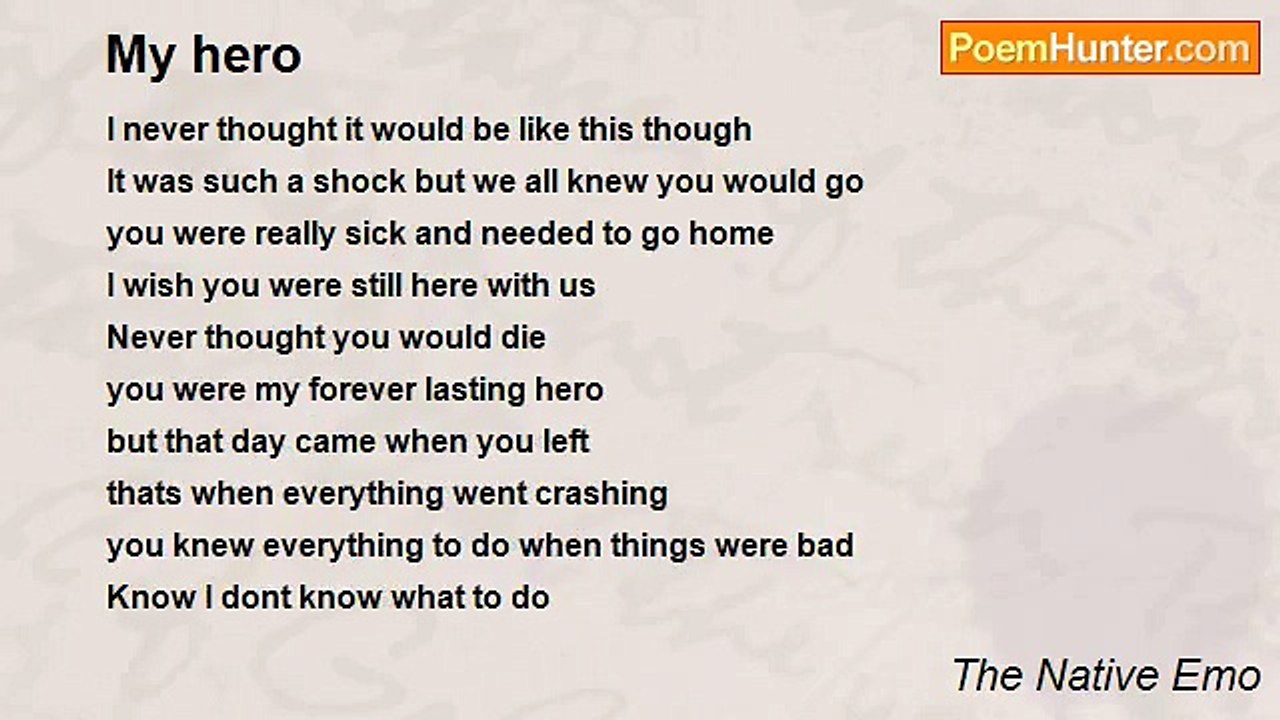 The Native Emo - My hero