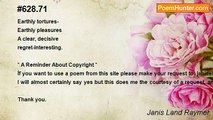 Janis Land Raymer - #628.71