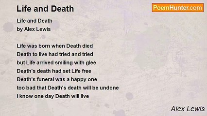 Alex Lewis - Life and Death
