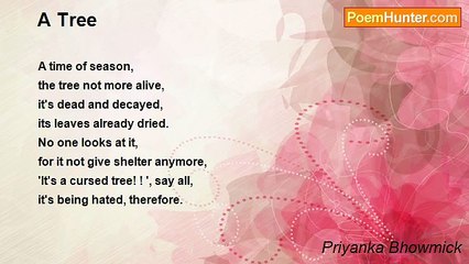 Priyanka Bhowmick - A Tree