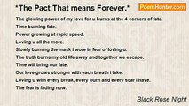 Black Rose Night - *The Pact That means Forever.*
