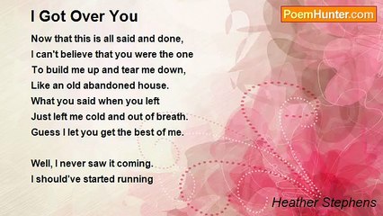Heather Stephens - I Got Over You